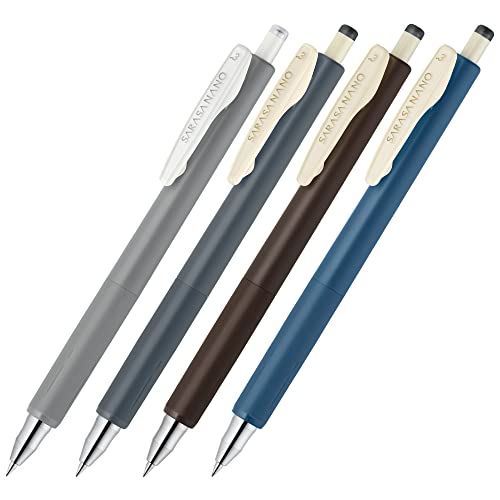 Amazon | ゼブラ ジェルボールペン サラサナノ 0.3mm グレー系4