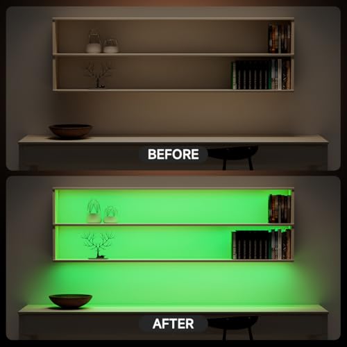 Image of BTF-LIGHTING FCOB COB LED Strip Lights 5V USB Powered Green Color for TV | 9.8FT 960LEDs CRI90+ Dimmable Super Bright LED Light with 3M Tape for TV Backlight PC 3D Printer Cabinet Home DIY Lighting
