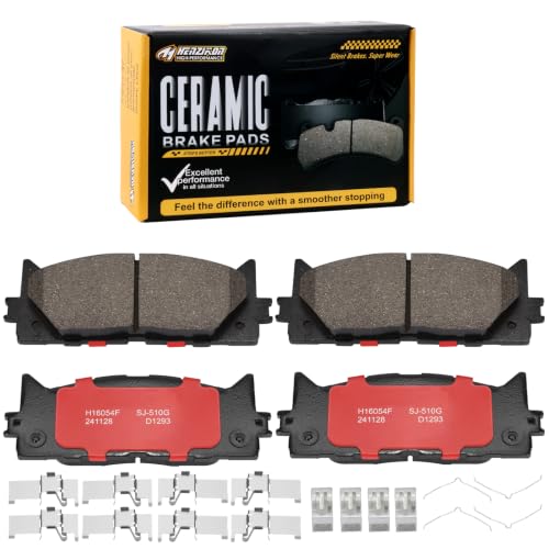 Image of D1293 Front Ceramic Brake Pads Kit Fit For Lexus ES300h 2013-2018, For Lexus ES350 2007-2018, For Toyota Avalon 2008-2018, For Toyota Camry 2007-2017