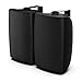 STUDIOFINIX 8-Inch 600W Passive Outdoor Speakers, IP44-Rated Waterproof, Wired Connection, Wall-Mountable All-Weather Speakers for Patio, Indoor, Deck, Yard (1 Pair, Black)