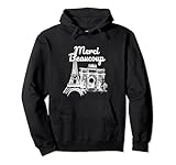 Merci Beaucoup Funny French Saying Paris Lover Parisian Pullover Hoodie