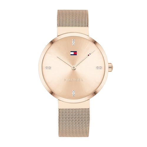 Tommy Hilfiger Orologio Analogico al Quarzo da Donna con Cinturino