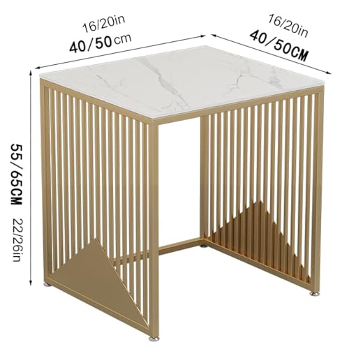 Support élégant aspirateur robot meuble rangement multifonctionnel table métal - 3