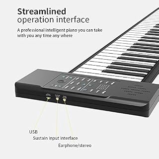 Piano Portable, 61 Touches Pliable Roll Up Piano Clavier électronique USB Hand Roll Piano Adapté aux Débutants et aux Enfants - Les Beatles, Paul McCartney, John Lennon, RIngo Starr, George Harrison Piano Portable, 61 Touches Pliable Roll Up Piano Clavier électronique USB Hand Roll Piano Adapté aux Débutants et aux Enfants – Image 6