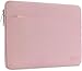MOSISO Funda Protectora Compatible con MacBook Air 13 A2337 M1 A2179 A1932/MacBook Pro 13 A2338 M1 A2289 A2251 A2159 A1989 A1706 A1708, Bolsa Blanda de Poliéster Horizontal Resistente a Derrames, Rosa