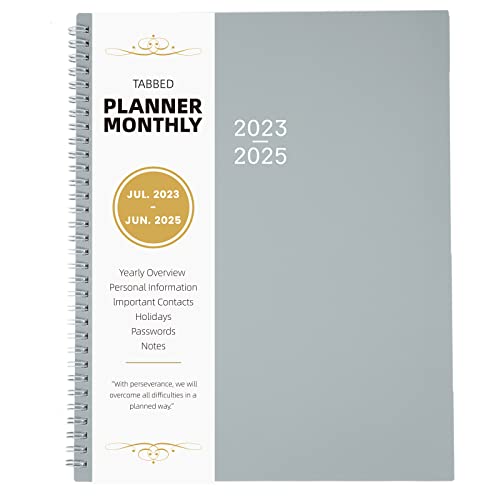 Monthly Planner 2023-2025 - 24 Monthly Planner, 9 X 11 Inch, July 2023 To June 2025, Monthly Calendar Planner With Tabs, Ample Writing Blocks, Good For School, Home And Office Planning #TOP4