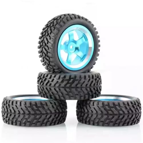 Pneus RC 75mm à Haute Adhérence et Moyeux 12mm pour Améliorer la Stabilité du Buggy