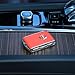 Car Key Fob Cover for Volvo XC90, XC60, XC40, S60, S90, V90, Zinc Alloy Frame Leather Surface