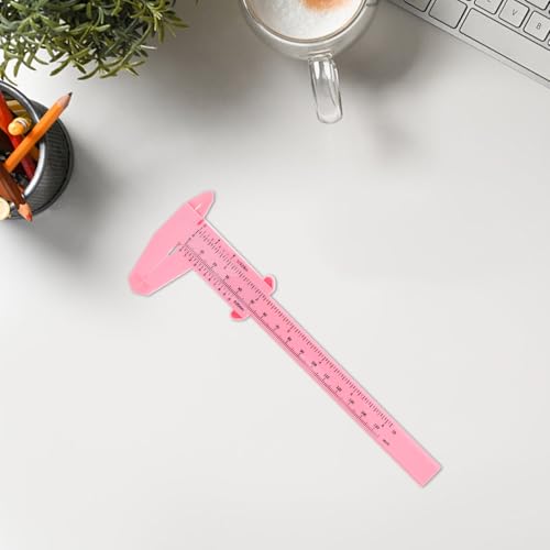 Calibrador deslizante plástico 15 cm 4 piezas miniatura 6