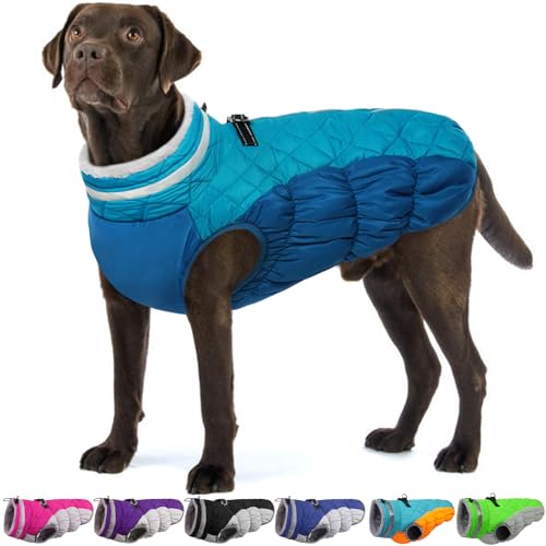 Image of Dog Coats for Large Dogs, Warm Dog Winter Jacket with Harness, XXL