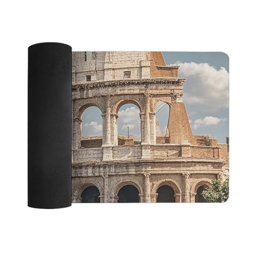 Protector para escritorio con diseño Coliseo Romano y bandera italiana miniatura 3