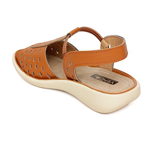 Image of Vendoz womens Tan Fashion Sandals