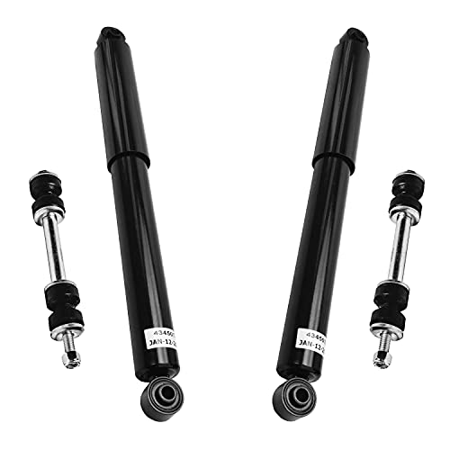 Image of Detroit Axle - 6pc Suspension Kit for 2007-2013 Chevy Silverado 1500 | GMC Sierra 1500 [w /o Electronic Suspension] Front Struts Sway Bars Rear Shock Absorbers Replacement 2008 2009 2010 2011 2012