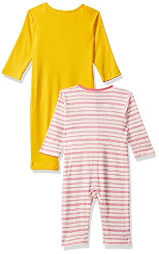 Image of miniklub Girls Pack of 2 Minnie Mouse Printed Rompers
