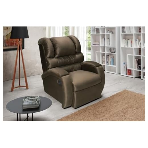 Poltrona do Papai Reclinável Imperial Motorizada - Suede Marrom