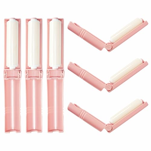 10 Best Reusable Lint Rollers That Keep Your Clothes Flawless 7 Mini Reusable Lint Roller - 6 Pack (Pink)