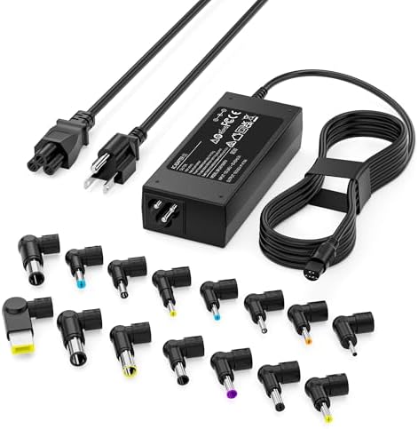 90W Universal Laptop Charger Compatible with HP Dell Asus Lenovo ...