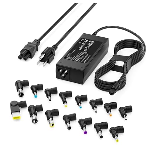 RicChic 90W Universal Laptop Charger Compatible with HP Dell Asus Acer Sony AC Adapter IBM Gateway Notebook Ultrabook Chromebook Pavilion Inspiron Latitude Power Supply Cord with 15 Tips