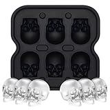 skullcandy casque Dimensions précises, uniformes et belles : le moule mesure précisément 118 mm × 118 mm × 48 mm, et chaque cavité en forme de crâne est parfaitement formée, garantissant une taille et une forme uniformes, améliorant l'esthétique de votre produit fini.