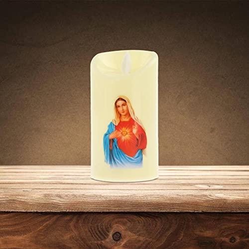 Bougie LED à piles Baoblaze à effet flamme vacillante sans risque de feu
