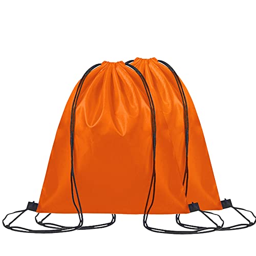 OPAHUTER 2 Piezas Bolsas de Cuerdas Deporte, Impermeable Bolsa de Gimnasio con Cordón Bolsas de Cordones de PE Bolsas de Natación Mochila de Cuerda para la Escuela Gimnasio Viajar Niños Adultos Cover