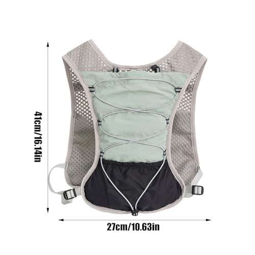 Sac à dos d'hydratation de course à pied réfléchissant 5L polyvalent