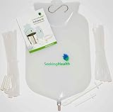 PurEnema Silicone Enema Kit with Medical-Grade Silicone Tubing & Silicone Enema Tips | 4 Quart | Medical-Grade Silicone Enema Bag, Reusable Silicone Enema Bag | BPA-Free | Seeking Health
