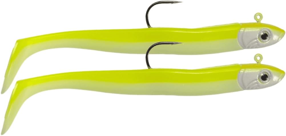 Lazy Lures Bomb Squad Lures (45g/16cm), 2 Per Pack Durable Soft Plastic Paddle Tailed Lures, Saltwater Lures. Perfect For Sea And Fresh Water Fishing, Catch Bass, Pollock, Cod and Mackerel