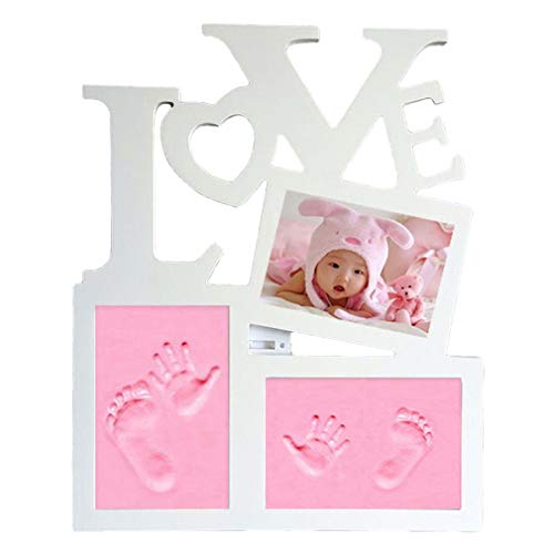 NiceMeet Cornice Impronta Neonato - Kit Porta Foto per Impronte di...