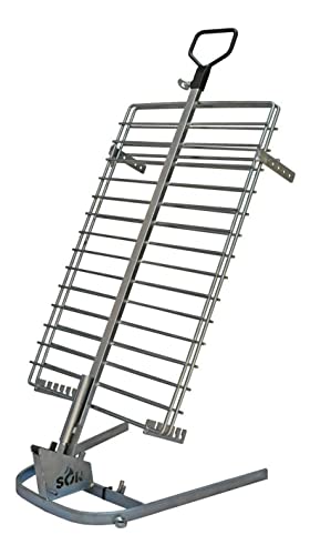 BBQ Gaucho - Parrilla Argentina Premium (24 x 16 pulgadas) - Parrilla Estaca Asado Asador - Sistema...