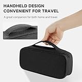 Teskyer Travel Tech Pouch, Protable Cable Organiser Bag, Electronics Accessories Travel Organizer Case for Cable Charger Earphone Power Bank Hard Drive - Black - Image 5
