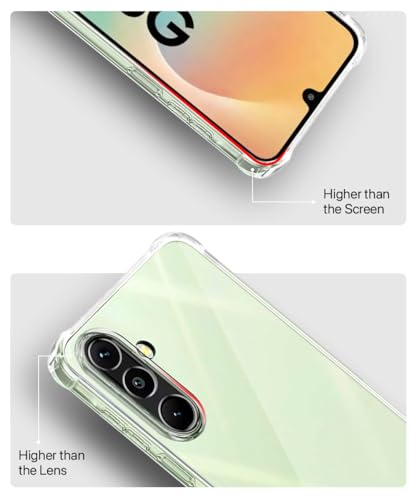 Image of WOW IMAGINE Clear Back Cover Case for Samsung Galaxy M36 5G | Samsung Galaxy F36 5G Shockproof Soft TPU Case | Cushioned Edges for Ultimate Protection Back Cover Case - Transparent