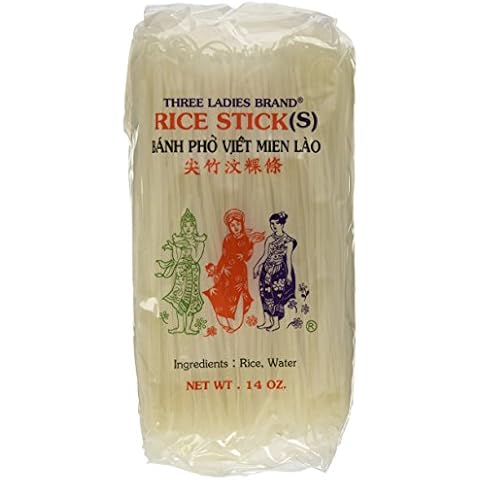 Three Ladies Rice Stick size small (S).14 oz Package (3 Pack) Cover