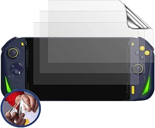 [ 3PCS Compatible for AOKZOE A1 Screen Protector, PET Premium Real HD Protective Film Compatible for Aokzoe A1 8 Inch Mini Handheld Game Console