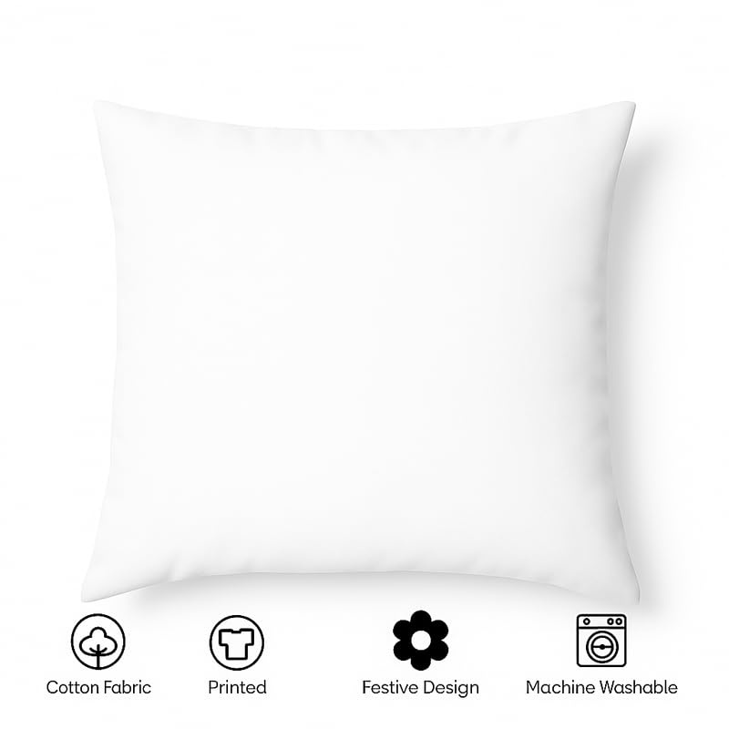 JYOTEX Cotton Square Shape Ramzan Printed Cushion Cover (c) 2