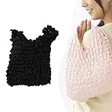 Magic Stretch Bag Pleated Bag - Reusable Shopping Bags, Shrink Storage Bag, Eco Shopping Bag (A-Black)