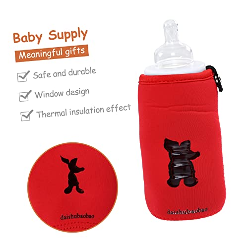 Toddmomy 4 Pçs Isolador Térmico Isolado Proteção Aleatória Bolsa De Café Mangas Infantis Manga Anti-