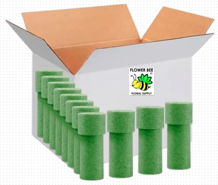 Floral Foam Vase Insert ~ Pot Insert Tapered Edges 3 Inch - 6 Inch, Vase Inserts 3 x 8 Inches Choose Size- Choose Qty (8 Inch Tall Insert (12)), FBFSFB418