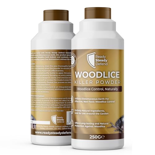 Woodlice Killer Powder 250G - Effective Woodlice Killer Indoor & Outdoor - Fast Acting Woodlice Repellent for Your Home & Garden