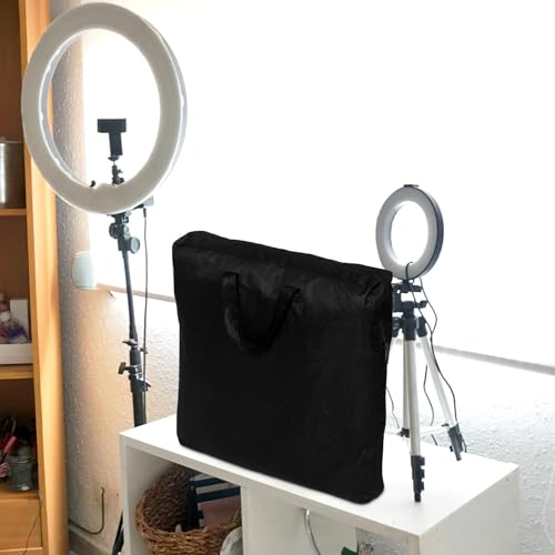Bolsa para anillo de luz de 18 pulgadas ideal para creadores de contenido de viaje 6