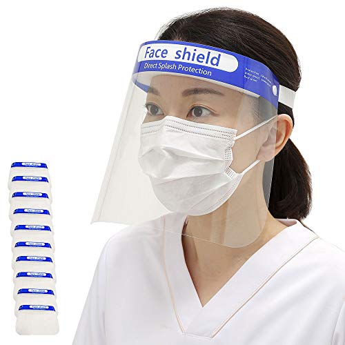 ナースリーオリジナル フェイスシールド 10枚 顔面保護 9000047A