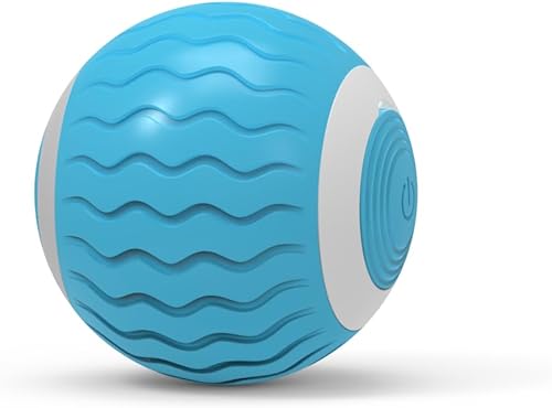 Cat Toys - Pelota giratoria interactiva, rodamiento automático inteligente para entrenamiento de gatos, con luces LED intermitentes, y es recargable