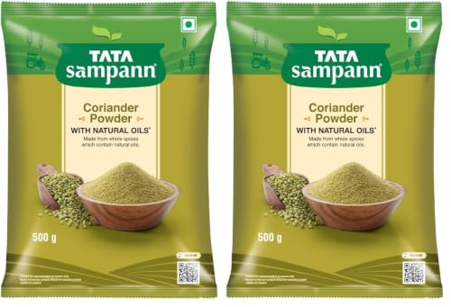 Image of Tata Sampann Coriander Powder With Natural Oils, 500g, Dhania Powder (Pack of 2)
