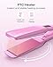 KIPOZI Professional Hair Straightener Flat Iron with Digital Display, Heats Up Fast 1.75 Inch Wide Charming Pink