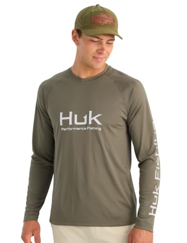 Image of HUK Men's Pursuit Vented Long Sleeve Fishing Shirt (+30 UPF)