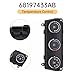 Frezon Temperature Control A/C Control Panel 68197433AB 68197433AA Fit for Wrangler JK 2018,for Jeep for Wrangler 2014-2017 (manual, includes A/C & heated back glass)