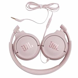 JBL Tune 500 On-Ear Kopfhörer mit Kabel - Pink – Ohrhörer mit 1-Tasten-Fernbedienung, integriertem Mikrofon und Sprachassistent – Telefonieren und Musik hören unterwegs