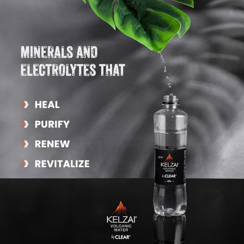 Image of Kelzai Natural Rejuvenator Volcanic Mineral Rich Still Water 500ml - Pack of 24| Perfect for Party Essentials, Office Use, and Everyday Hydration (PET Bottle)