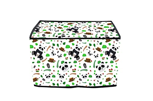 Image of Printer Cover for HP 1005 Printer with Zipper for Dust Protection (Black Circle) (cream floweral)