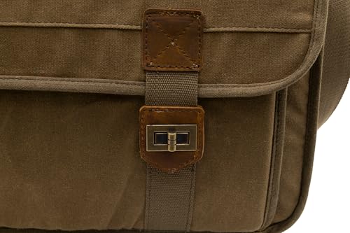 ALPS OutdoorZ Endeavor Canvas Briefcase, Coyote Brown4